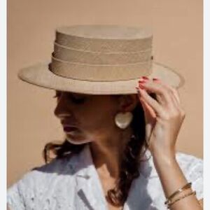 Bellar The Louise Collapsible Straw Hat size Small